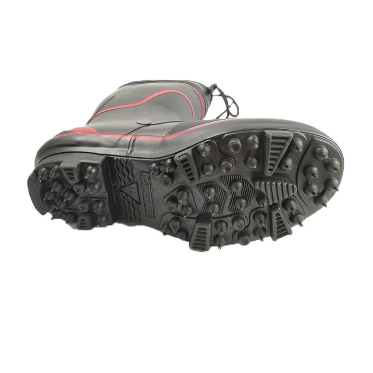 Black Men's Winter Keep Warm Rain Snow Boots Custom Logo Rain Boots