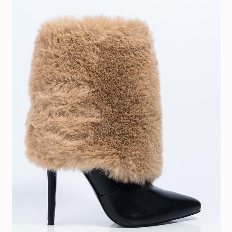 2022 Popular Genuine Leather Designer Boots with Stiletto Heels Closed Toe Winter Western Boots for Women Lux