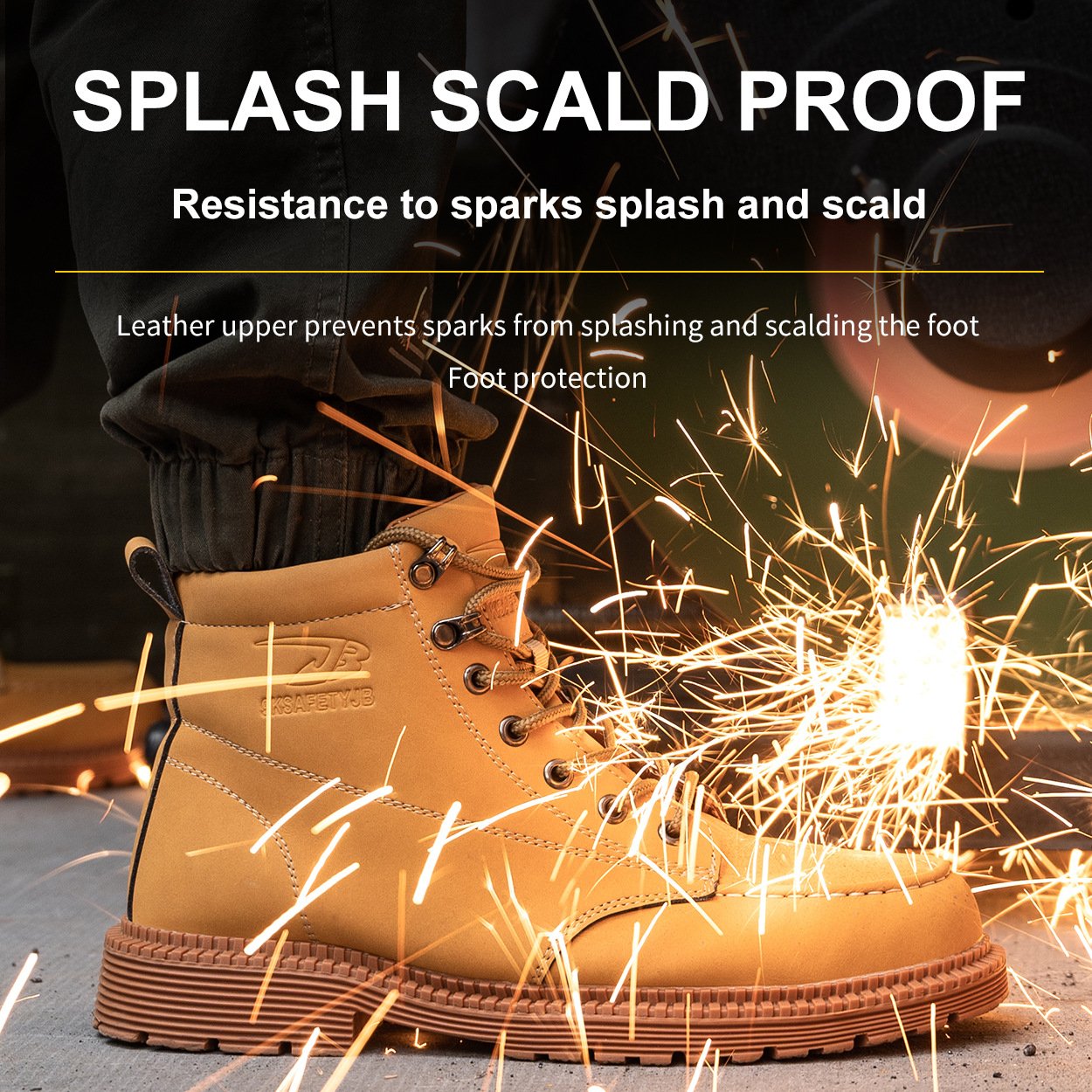 Cheap Factory Price Rubber Sole Middle Cut Microfiber Leather Work Boots For 100% Safety
