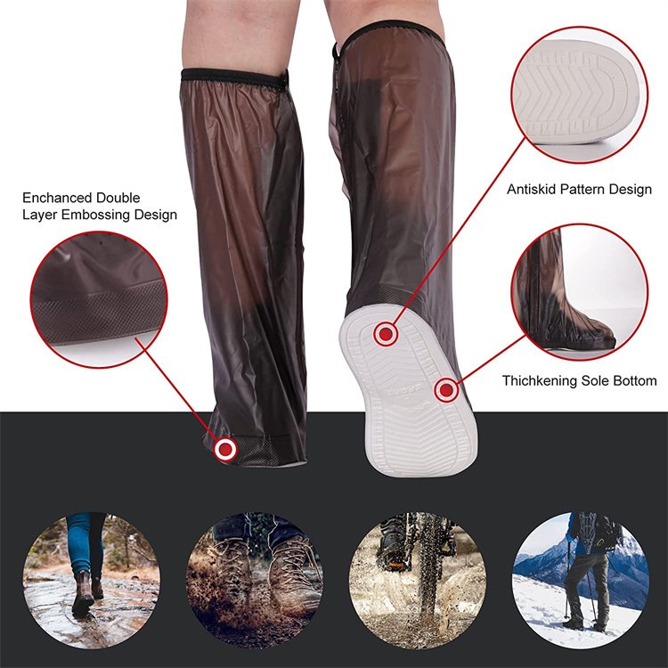 Lightweight PVC Waterproof Rain Boot Cover rain shoe cover waterproof covers shoes