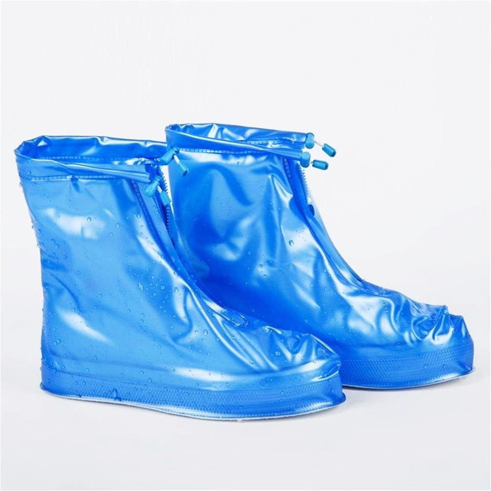 men womens rain boots pvc rain shoe cover