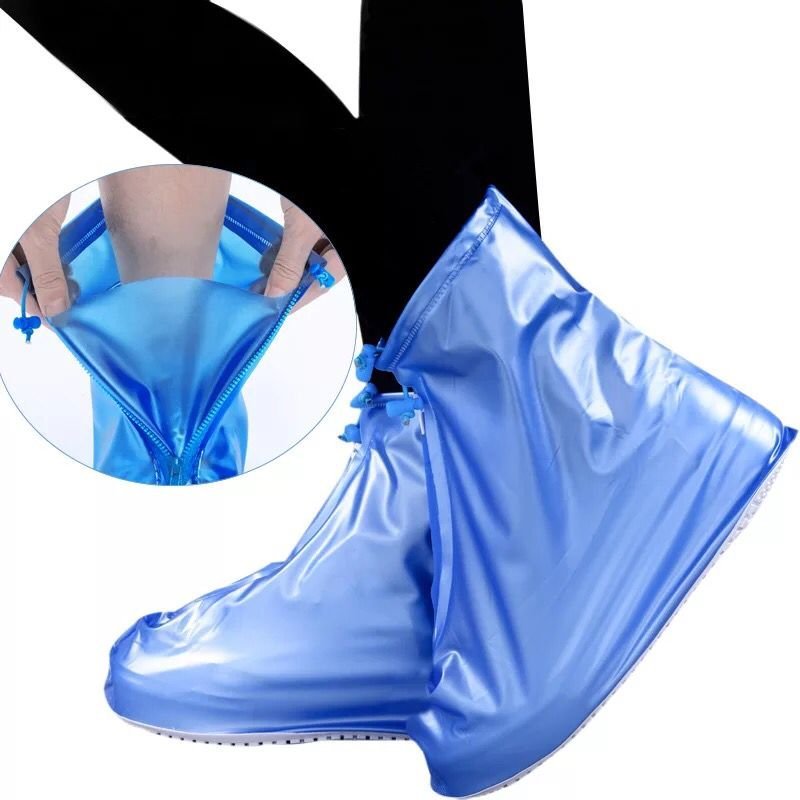 men womens rain boots pvc rain shoe cover