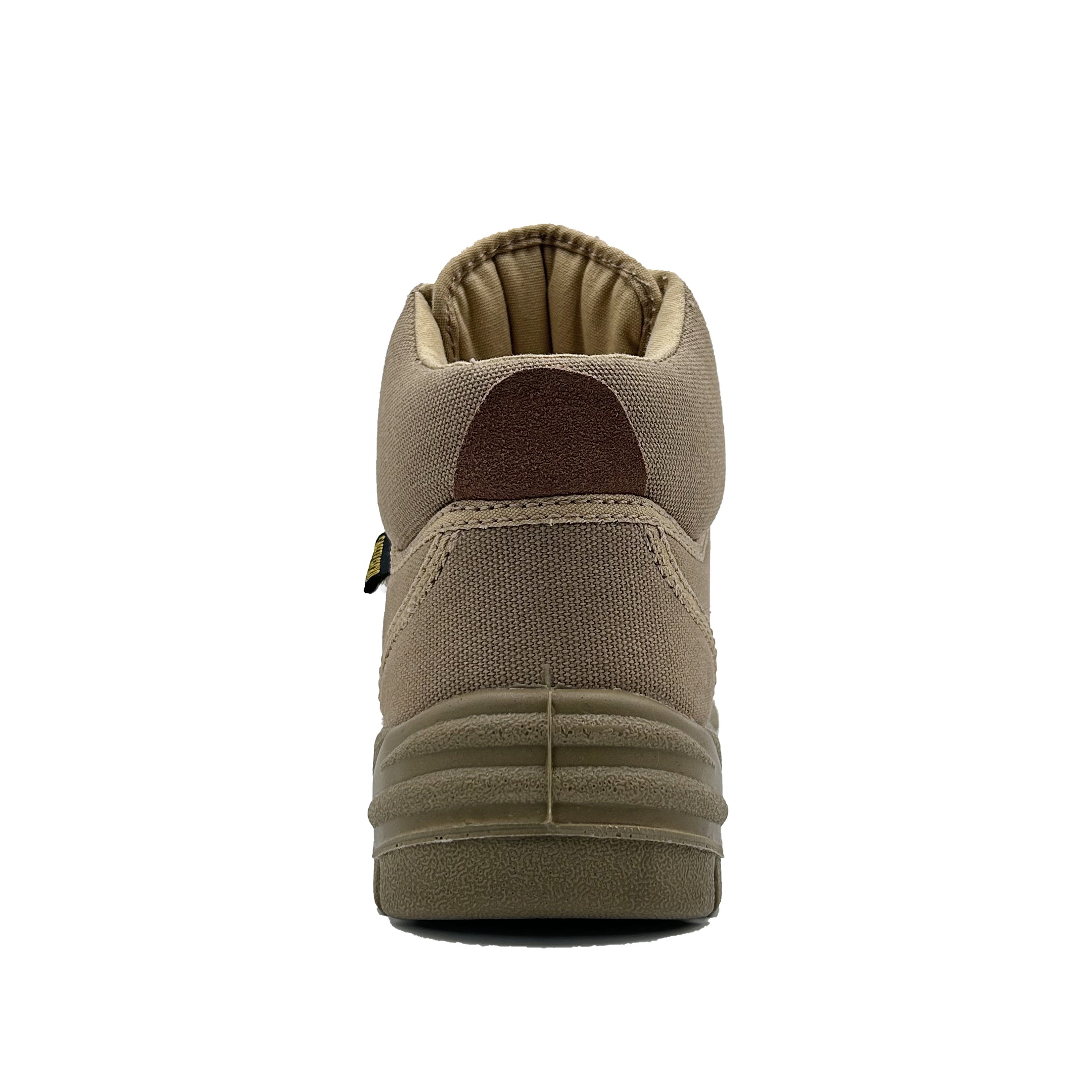 Canvas Upper Puncture Resistant Steel Toe Safety Shoes Shock Proof Antislip Antistatic Men Women Safety Boots