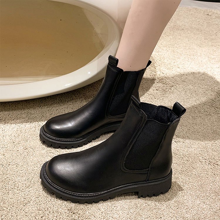 women's anti slip boots fashionable ladies high heel boots platform boots women genuine leather designer