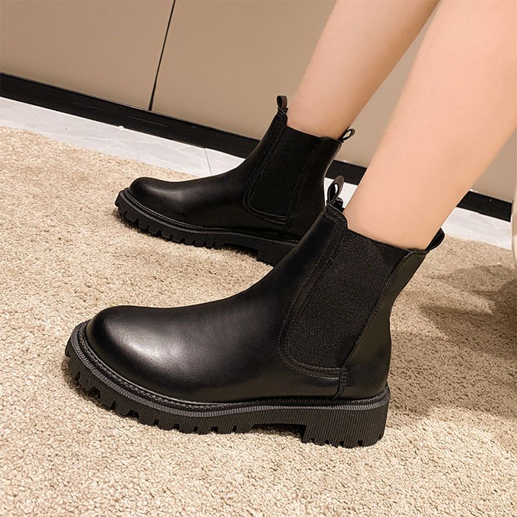 women's anti slip boots fashionable ladies high heel boots platform boots women genuine leather designer