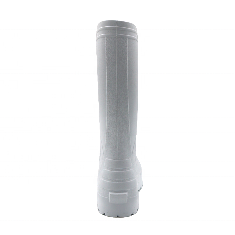 Custom logo anti slip oil acid resistant EVA rain boots waterproof light weight white EVA foam boots