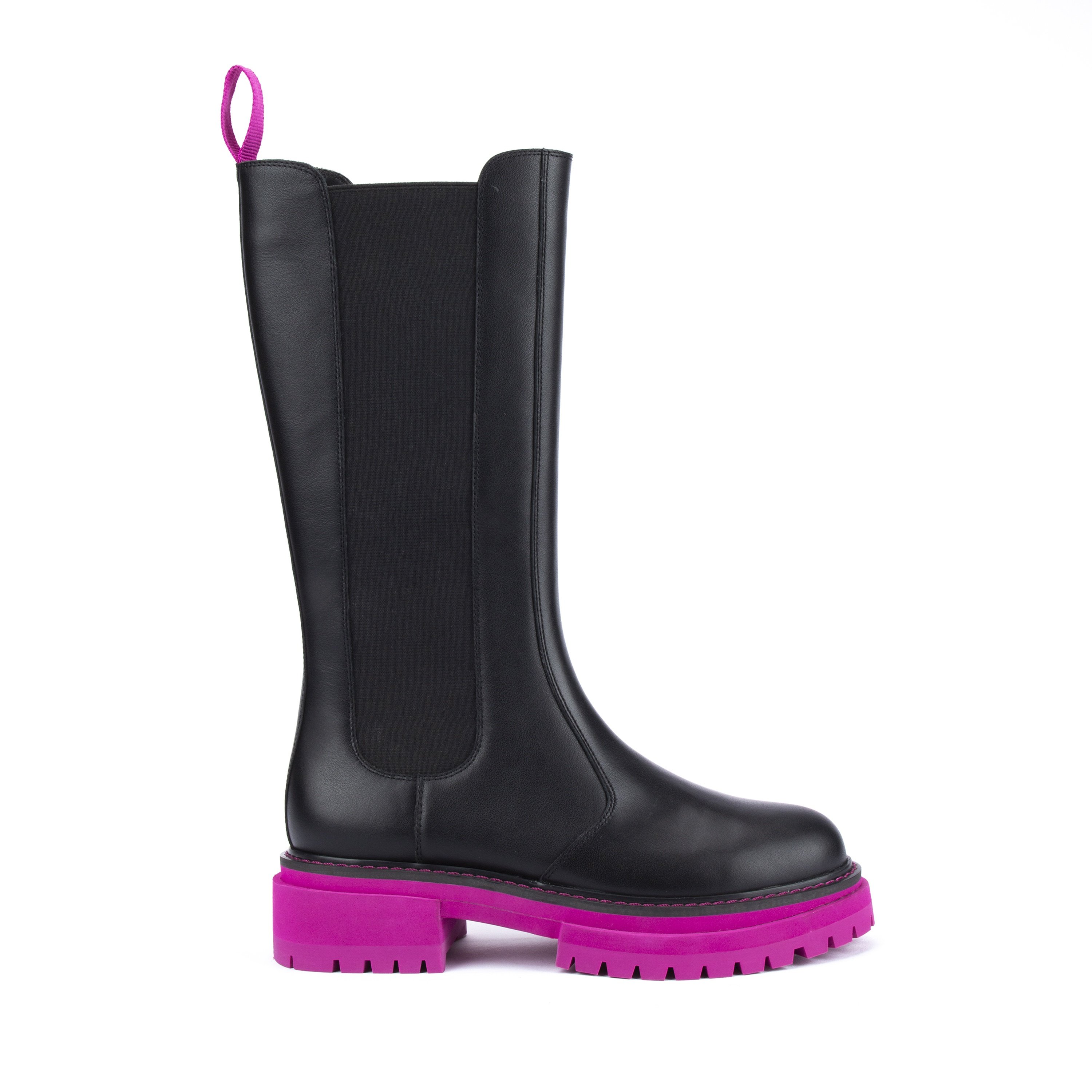 Designer Women's Chelsea Boots Wholesale Custom High Quality Waterproof Genuine Leather with Thick Sole Ankle Height PU Insole