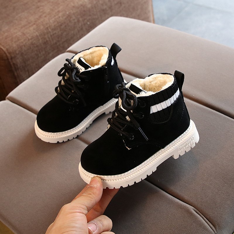 Baby Girls Boys Snow Boots Autumn Winter Kids Outdoor Casual Warm Shoes Soft bottom Non-slip Toddler Boot Child Martin Boots