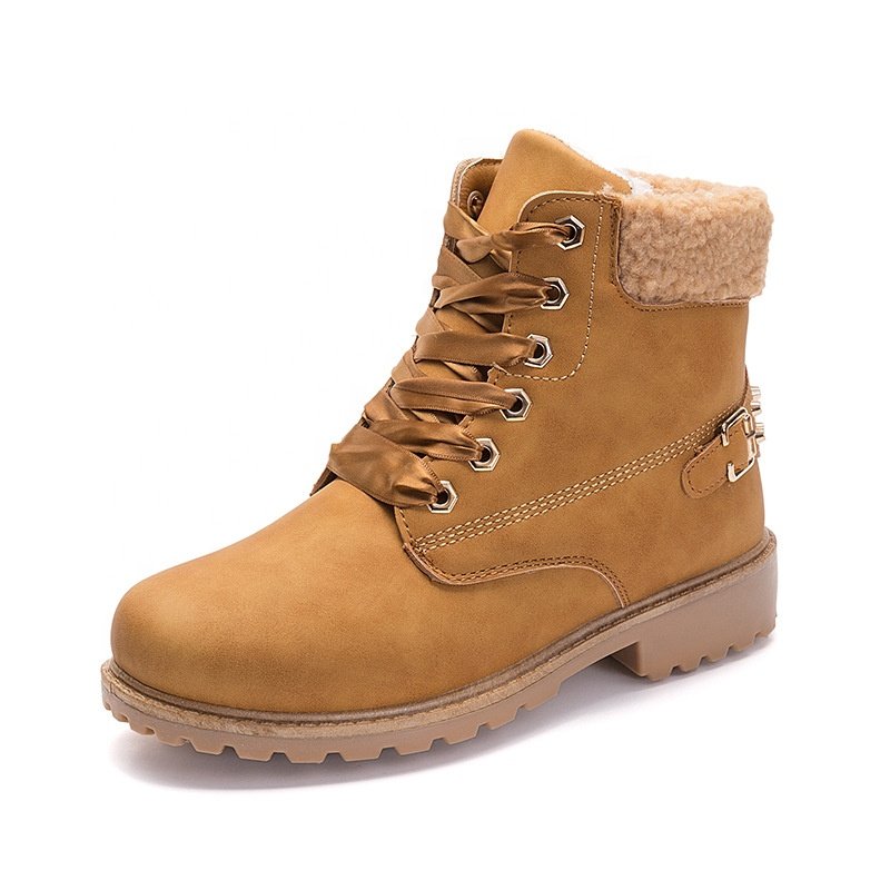 China manufacturer wholesale cheap fashion winter season plush warm shoes women's boots