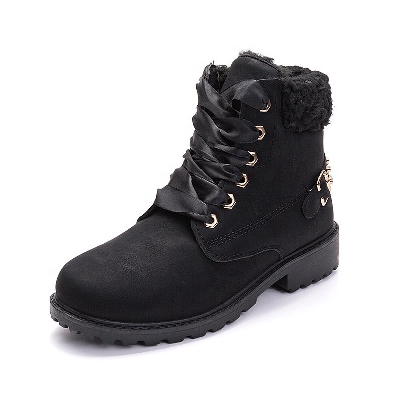 China manufacturer wholesale cheap fashion winter season plush warm shoes women's boots