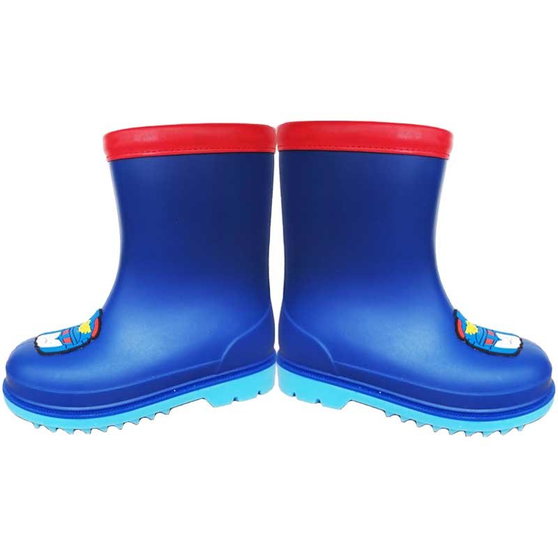 black rubber rain boots quality vucanised rubber black boots for men