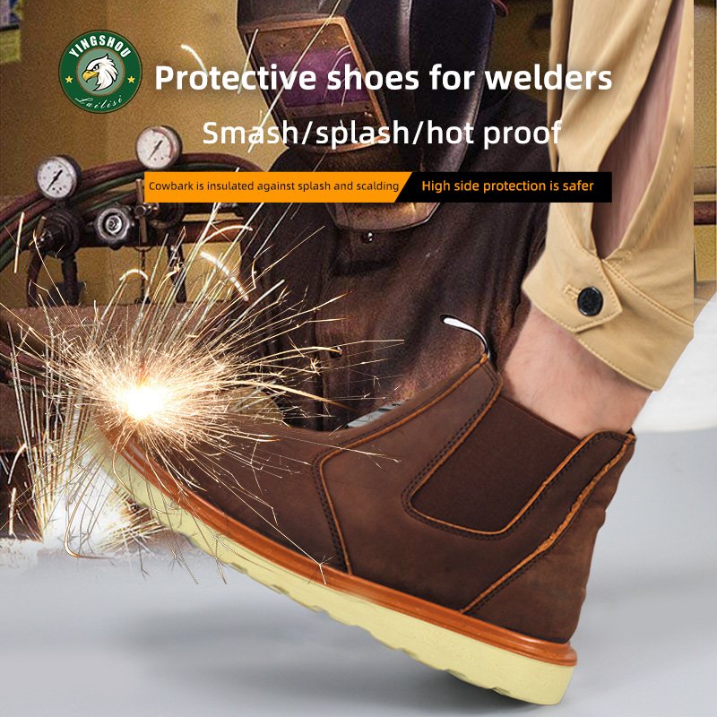Anti-smashing, anti-stabbing and anti-static for construction safety productsSteel-toe safety boots