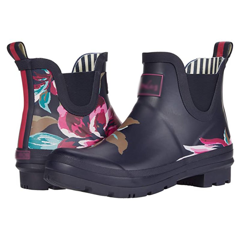Water-proof Rain boots for Ladies Stylish Light Ankle Rain Shoes and Outdoor Work Shoes