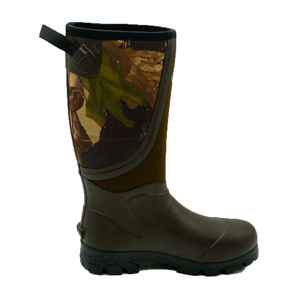 manufacture customized outdoors waterproof camouflage rubber neoprene hunting boots for men