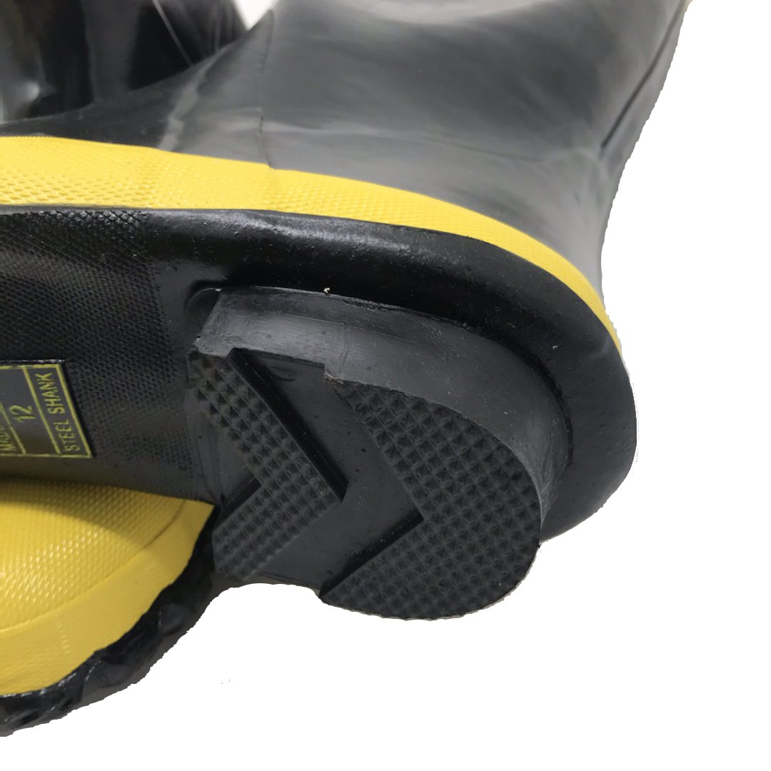 Factory Big Size Over Shoes Black Safety Toe Rubber Rain Boots