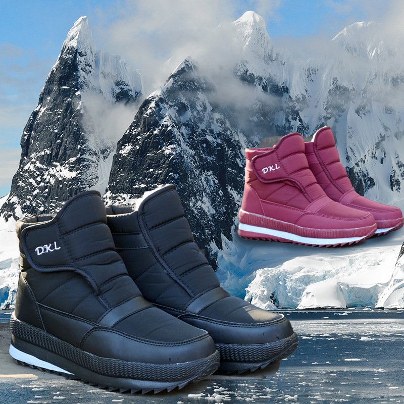 Wholesale Waterproof Snow Boots Winter Shoes Women Casual Lightweight Ankle Warm Fluffy Boots