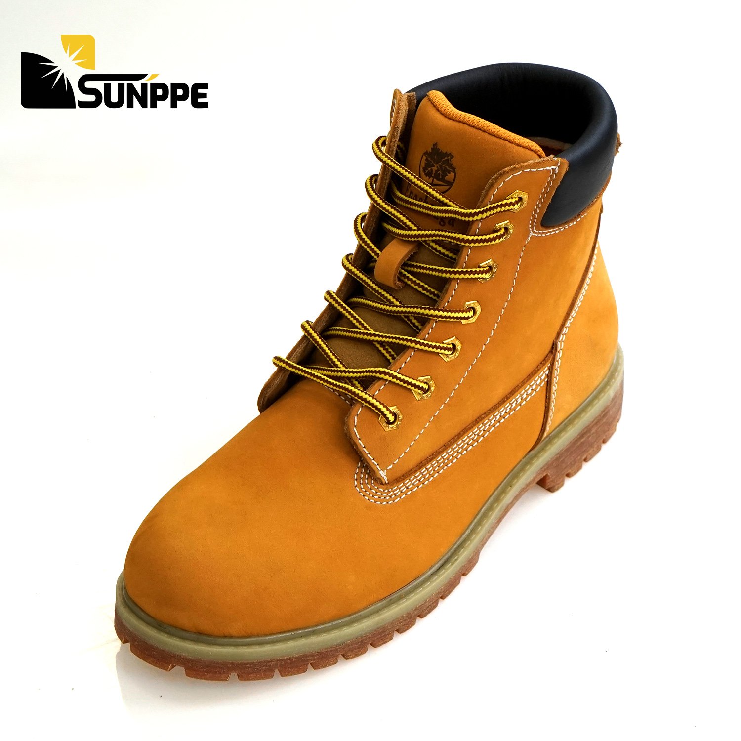 EN20345 S3 mining oil field worker work steel toe custom GENUINE leather half knee cowboy good welt year shoes safety boots