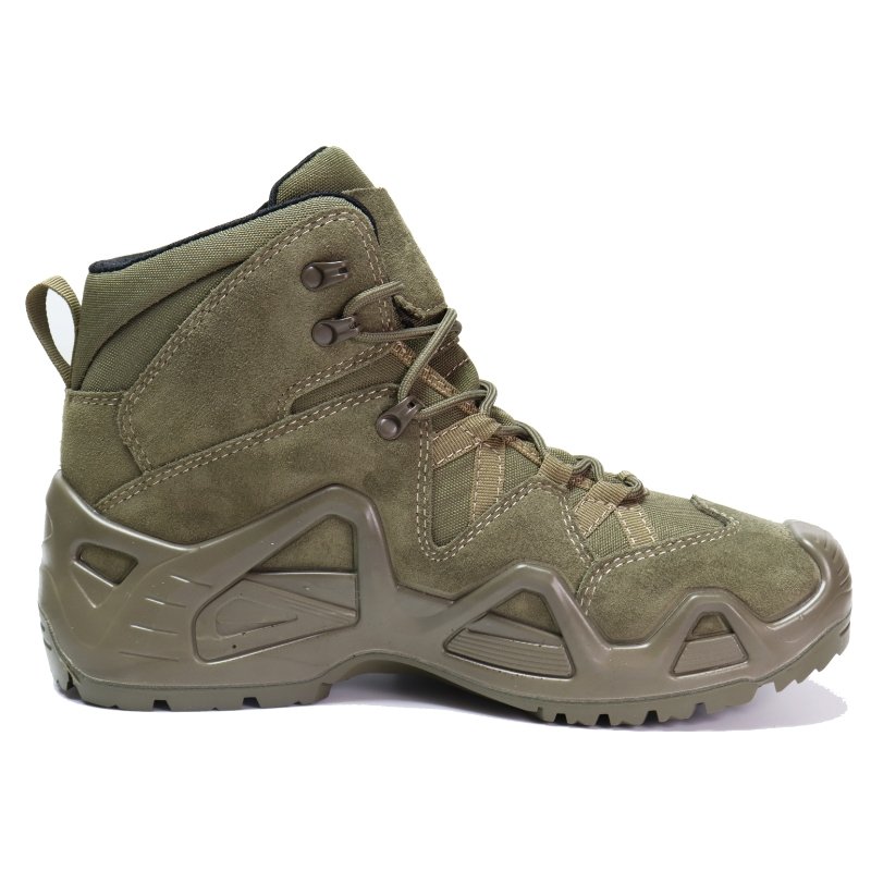 New Design Leather Injection Tactical Boots Breathable Desert Boots Waterproof Outdoor Hiking Boots Men