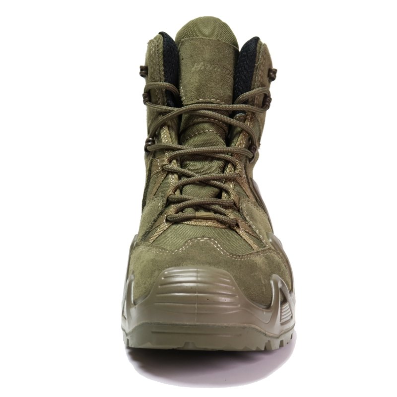 New Design Leather Injection Tactical Boots Breathable Desert Boots Waterproof Outdoor Hiking Boots Men
