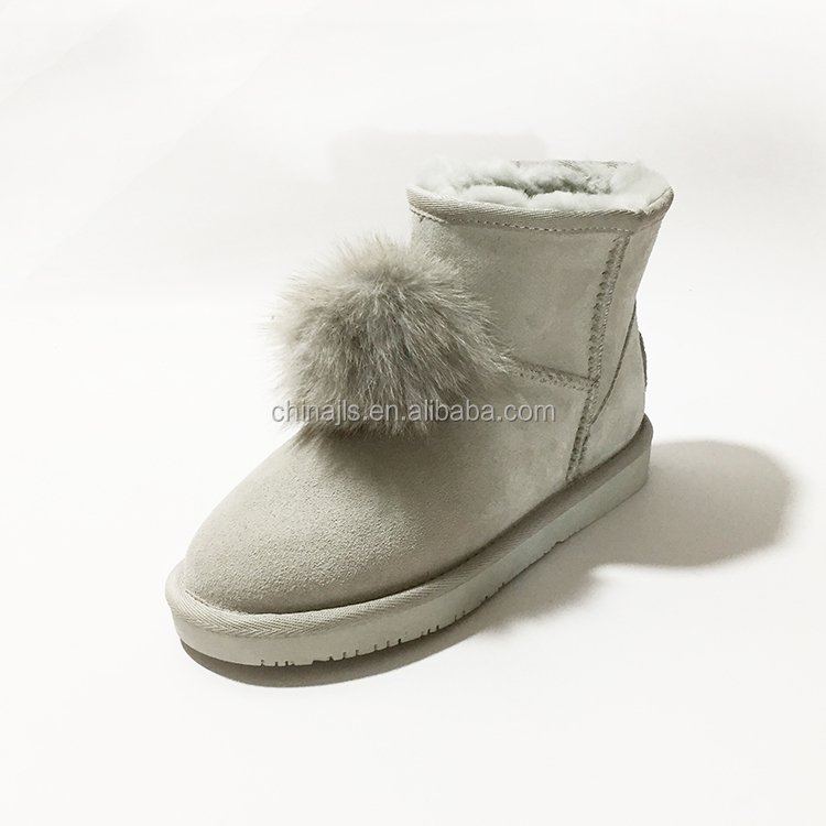 2024 Most Popular Sheepskin Winter Women Snow Boots fur ankle boots women
