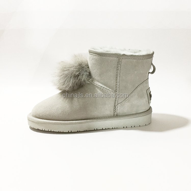 2024 Most Popular Sheepskin Winter Women Snow Boots fur ankle boots women