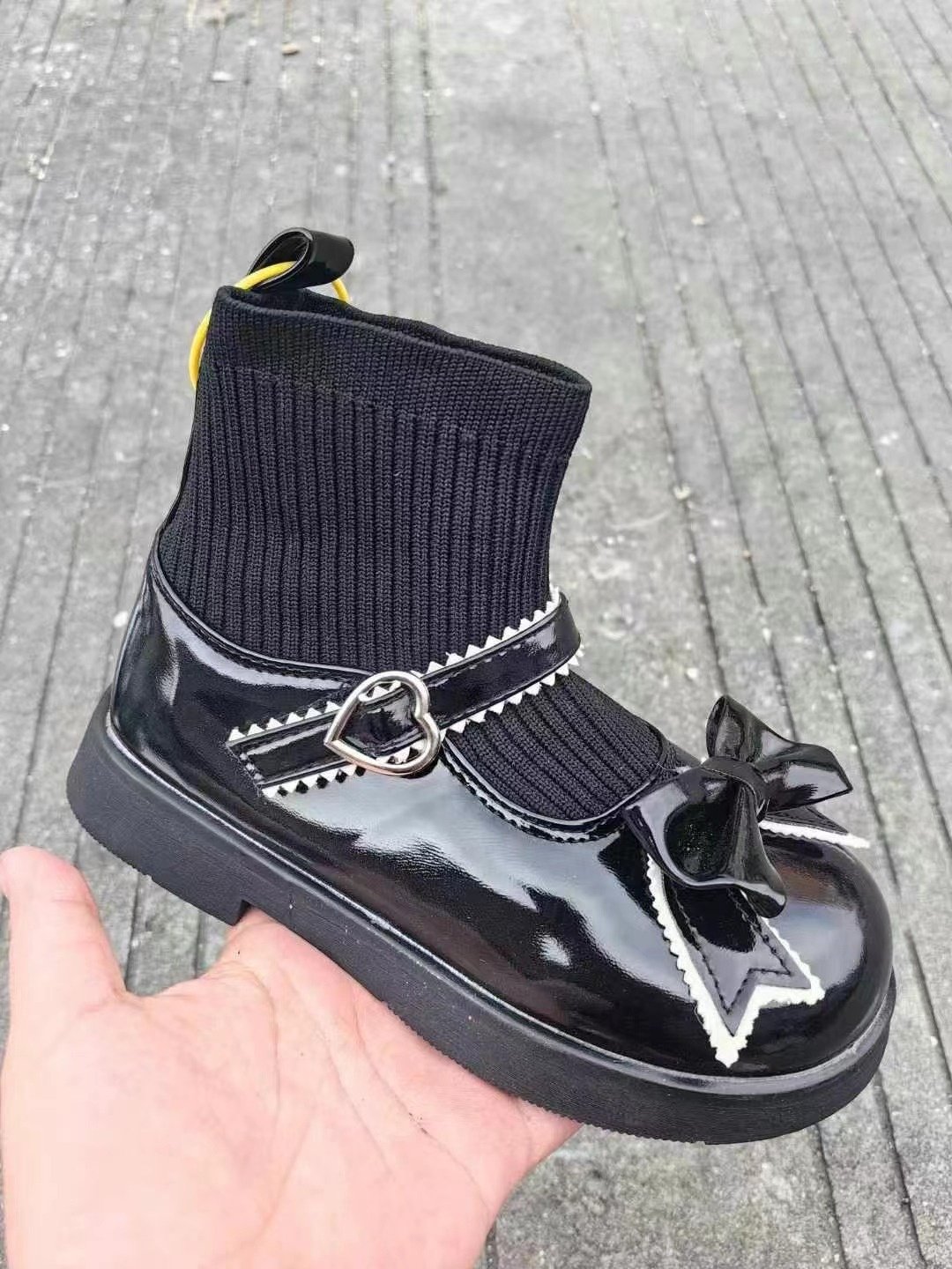 Mixed brand boys and girls boots winter new cashmere leather boots wholesale