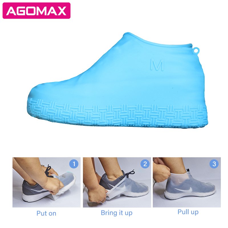 MOQ 300 pairs Manufacturer wholesale waterproof non-slip silicone cover boot