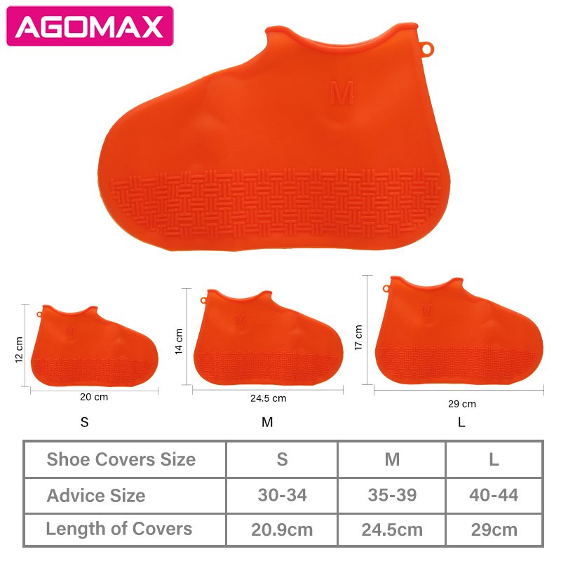 MOQ 300 pairs Manufacturer wholesale waterproof non-slip silicone cover boot
