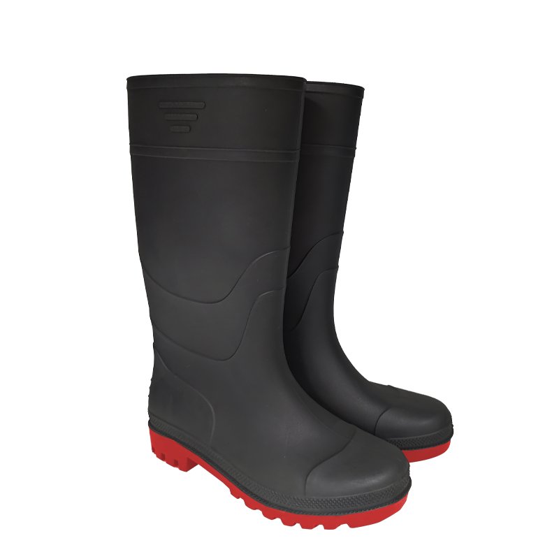 Pvc Rain Boots Adult Unisex Over Knee Rain Boots Steel Toe Waterproof Anti-slip Rain Boots for Worker 2023 Cheap Rubber 2KG