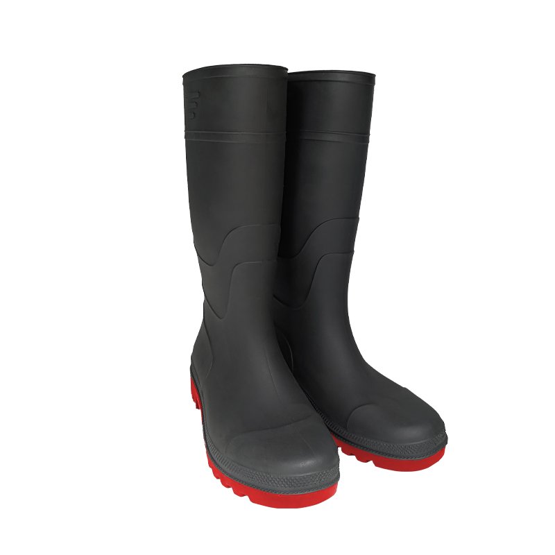 Pvc Rain Boots Adult Unisex Over Knee Rain Boots Steel Toe Waterproof Anti-slip Rain Boots for Worker 2023 Cheap Rubber 2KG