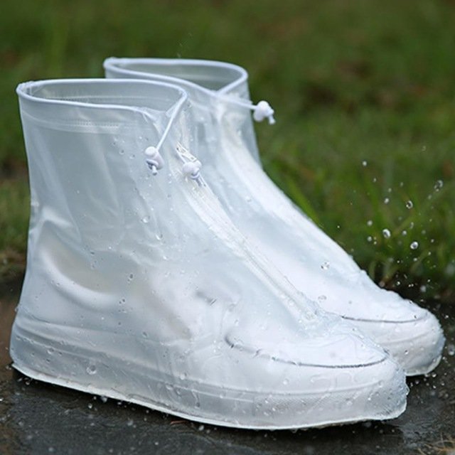 in Stock Unisex Waterproof Rain Boot Shoes Cover Reusable Plastic Protectors for Autumn Gardening for Adults