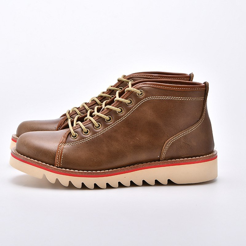 Martin Boot Top Layer Cowhide Men's Leisure Leather Shoes leather boots for men bootcut jeans for men