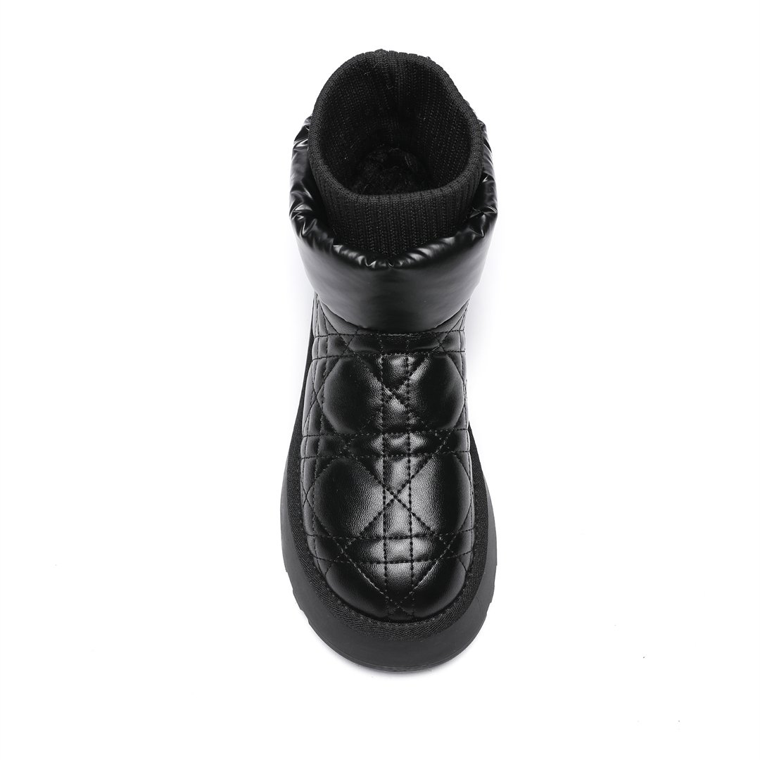 2022 winter luxury platform genuine leather high boots women shoes famous brands designer boots