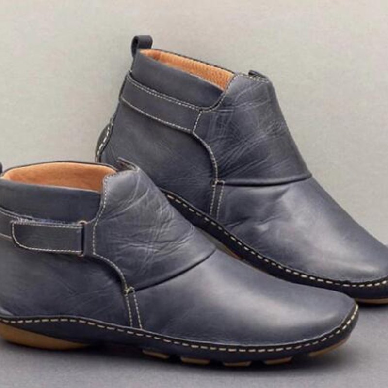 Factory Direct Sale Women Red Ankle Boots Women's Casual Shoes Flat Walking Shoes Ladies Boots