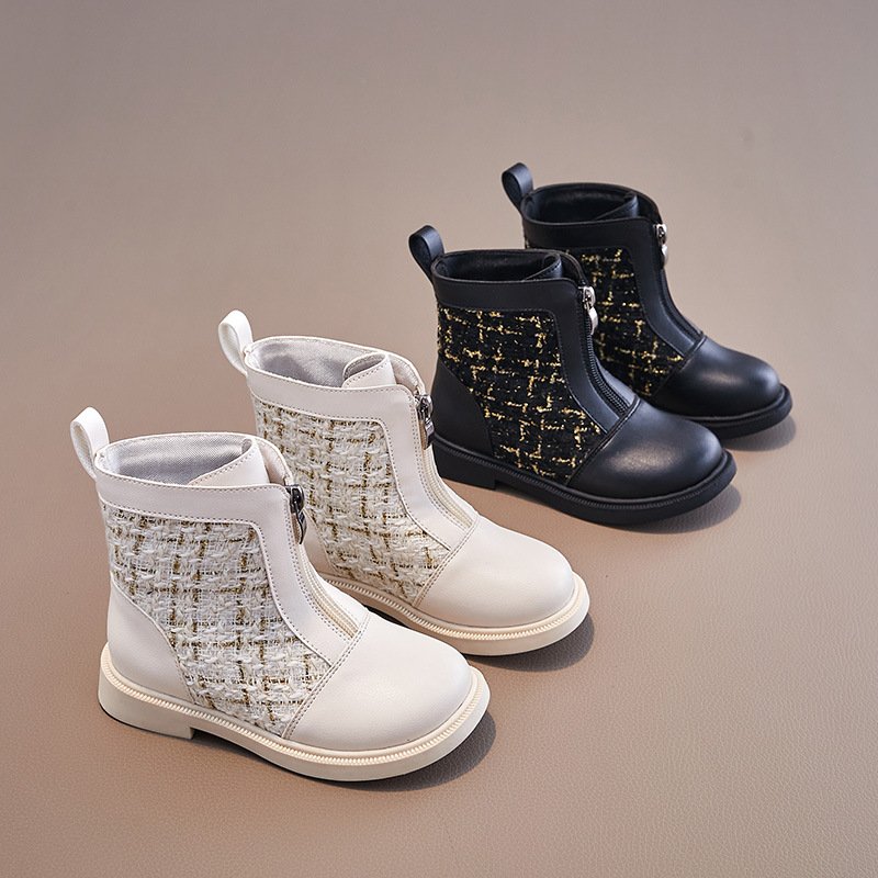 Hot selling fashional spring autumn winter solid kids children boots 2024
