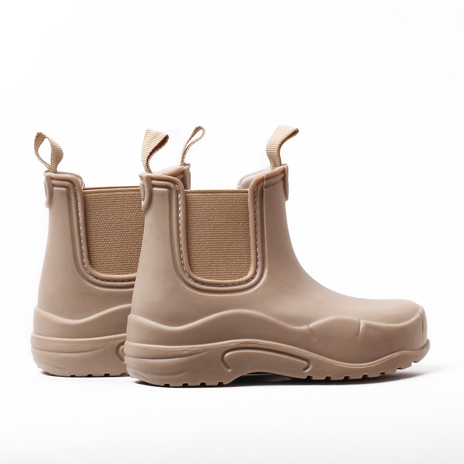 Kids Chelsea Boots Boys Girls Ankle Shoes Short Waterproof Camel Rain Boots Suitable for All Seasons
