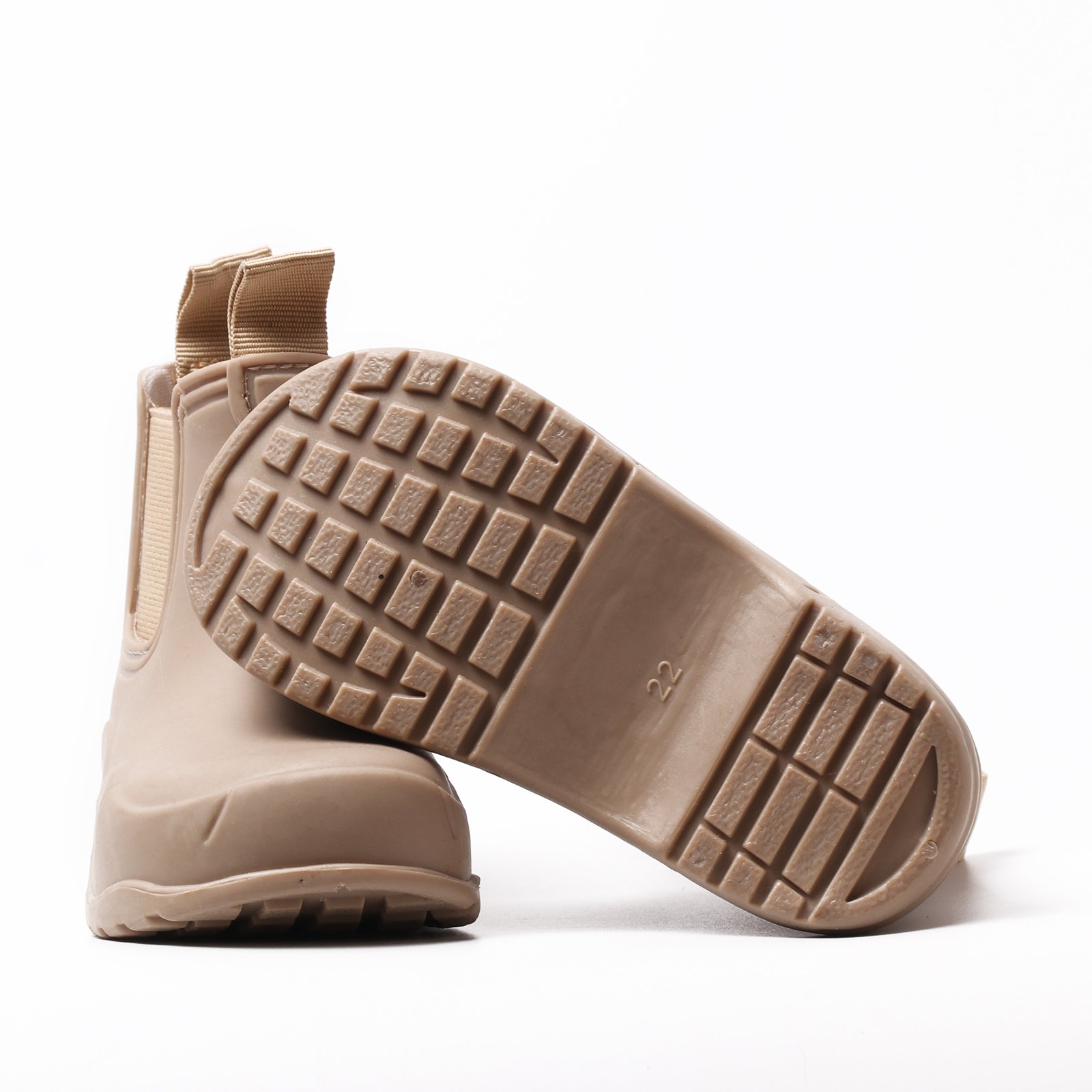 Kids Chelsea Boots Boys Girls Ankle Shoes Short Waterproof Camel Rain Boots Suitable for All Seasons