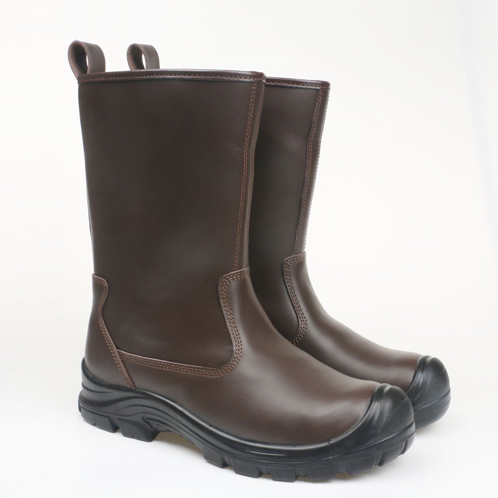 Protective Equipment Acid Resistant Esd Waterproof Steel Toe Cap PU Sole Men Working Safety Boots
