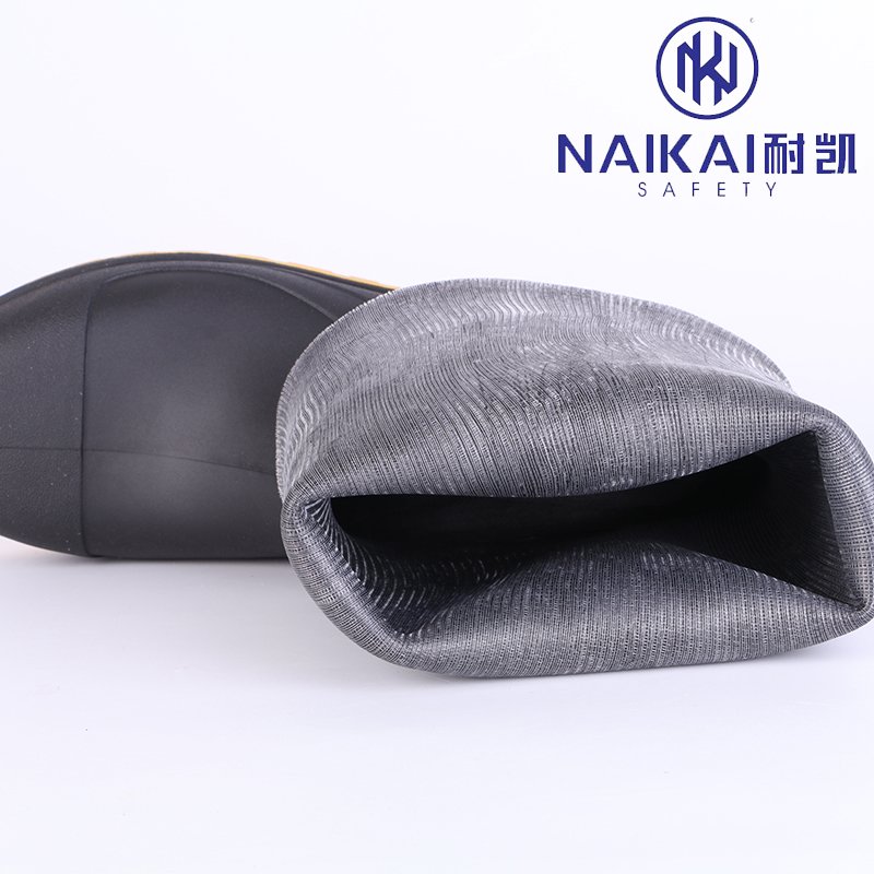 Factory Direct Sales Waterproof Rain Boots For Fishing PVC Rain Boot Flat Shoes