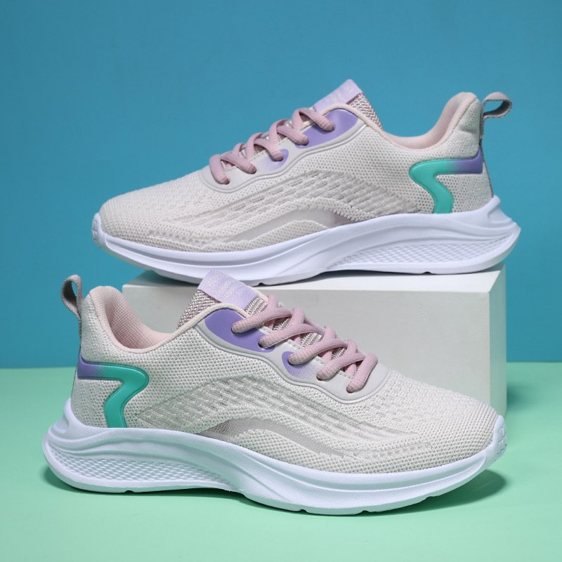 2024 New hollowed out single Netflix woven mom shoes
