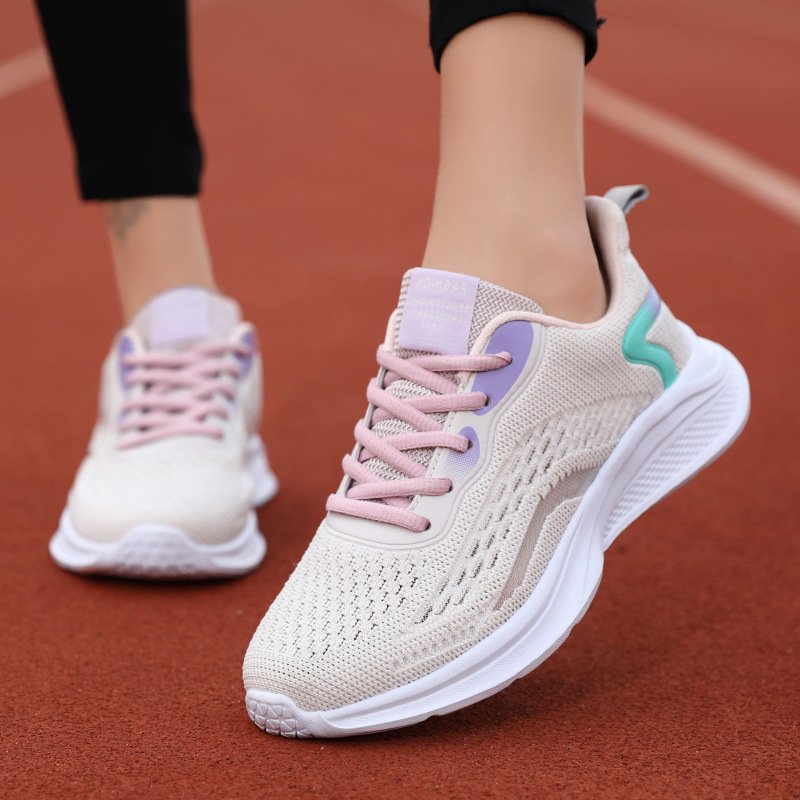 2024 New hollowed out single Netflix woven mom shoes