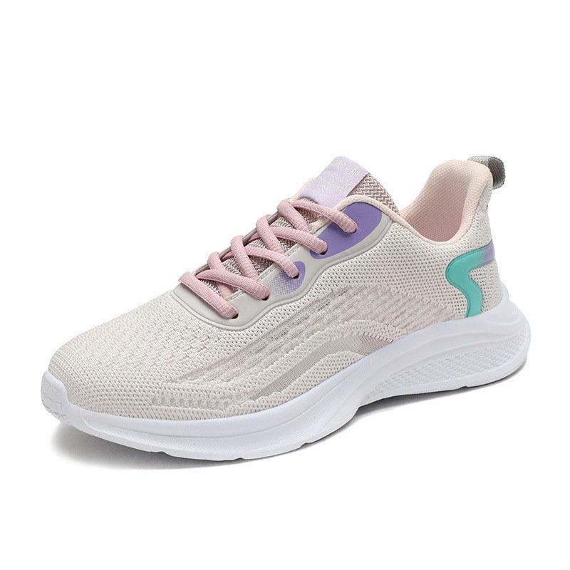 2024 New hollowed out single Netflix woven mom shoes