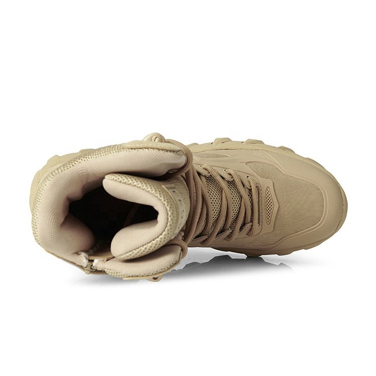 Sturdyarmor ODM Chile High-ankle Waterproof Wear Resistant Sand Tactical Boots with side zipper