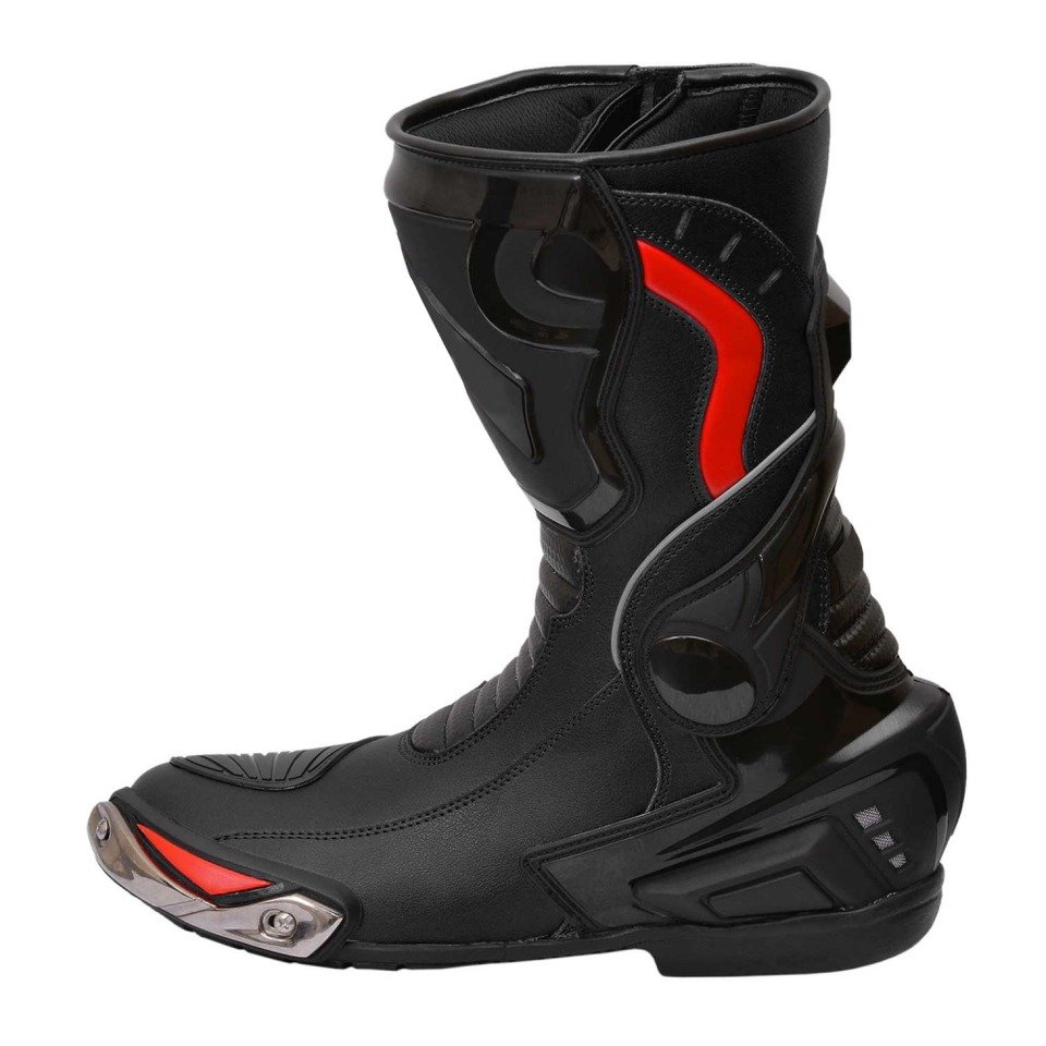 Riding Wear Leather Material Made Pakistan Manufacturer Motorbike Boots Plus Size Solid Color Motorbike Boots