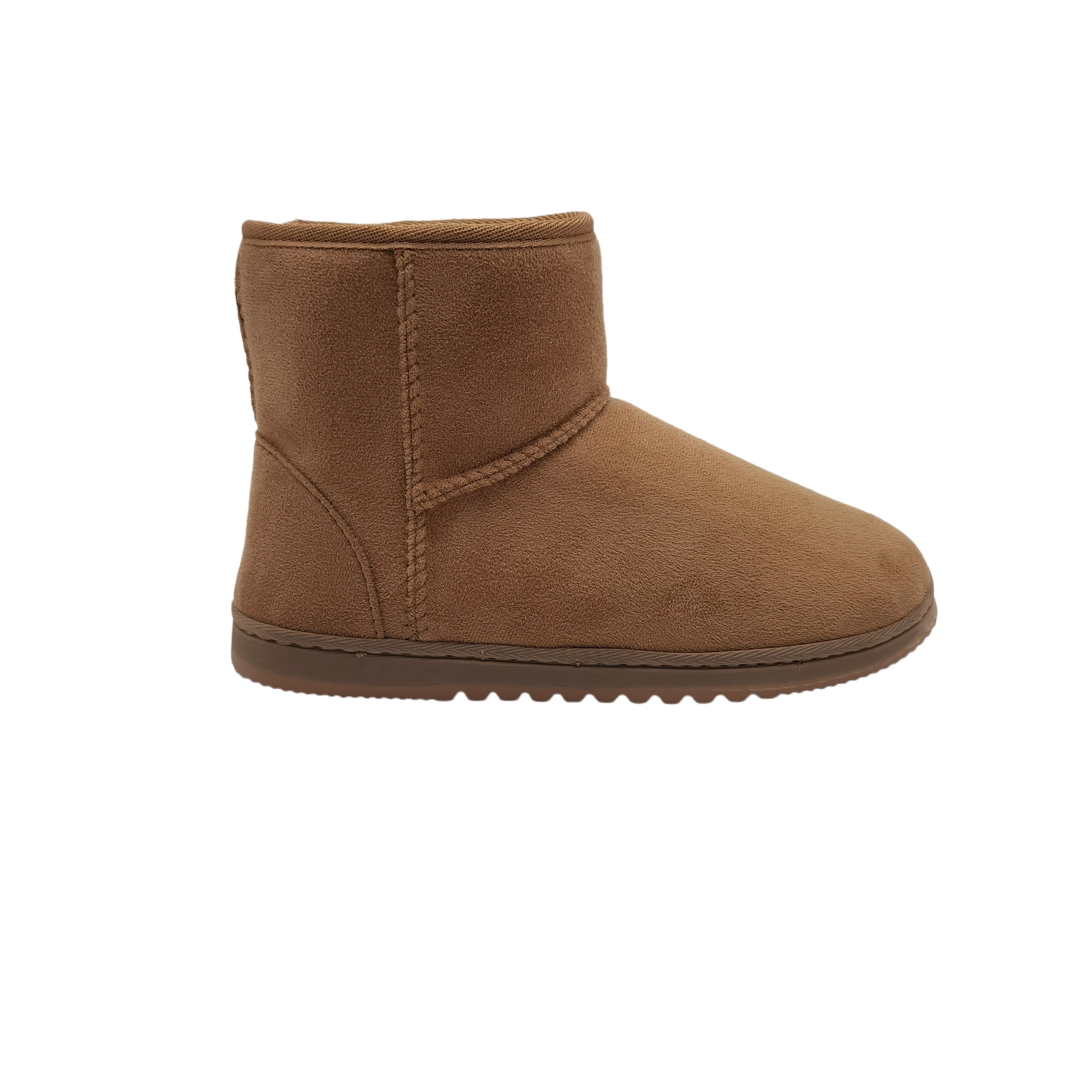 OEM customized Logo indoor boots TPR rubber outsole winter home flat slipper boots faux fur plush house boots for women
