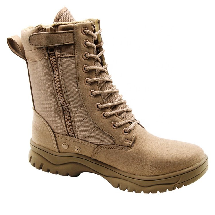 Spring Autumn Desert Boots Outdoor High Top Ultra Light Work Boots Suede Cowhide Short Boots