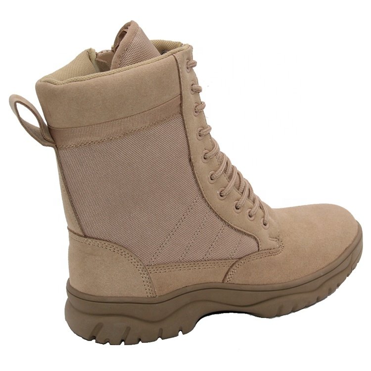 Spring Autumn Desert Boots Outdoor High Top Ultra Light Work Boots Suede Cowhide Short Boots