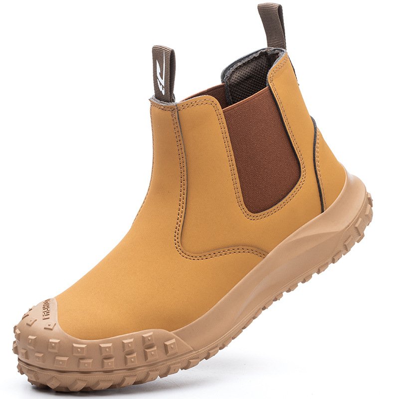 Hot Selling industrial safety wholesale safety rubber boot safety shoes for men zapatos punta de acero