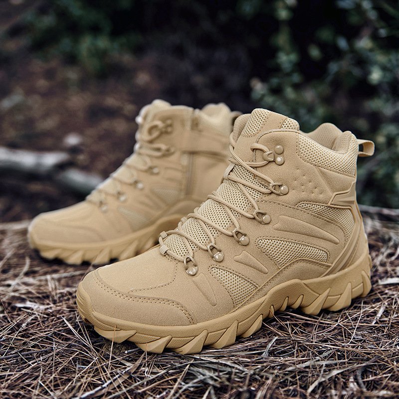 Boots Outdoor High Top Field Tactical Boots Men's Hiking and Mountaineering Training Sports Shoes