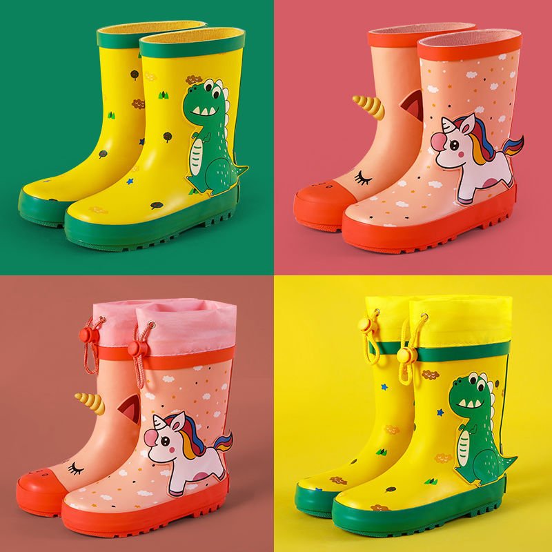 Fashion design rain boots for kids in women'boots rain boots for kids rain boots custom print